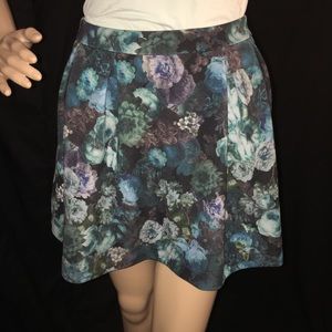 EXPRESS Floral Mini Skirt
